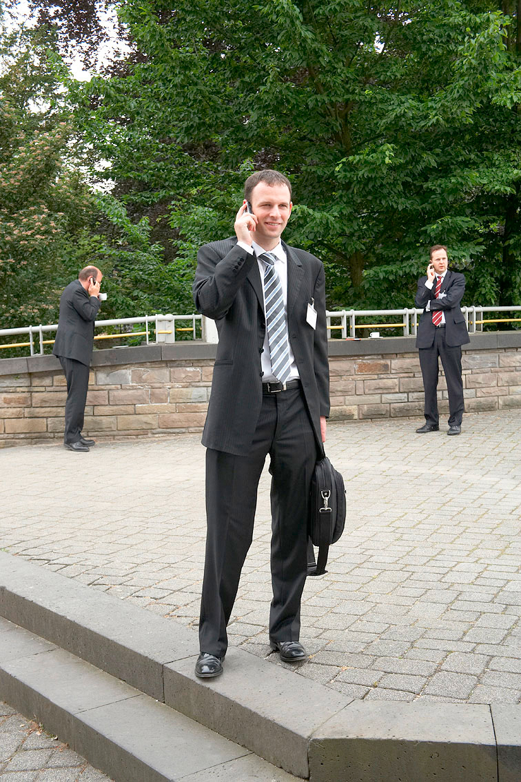 Telefonate von Businessmen