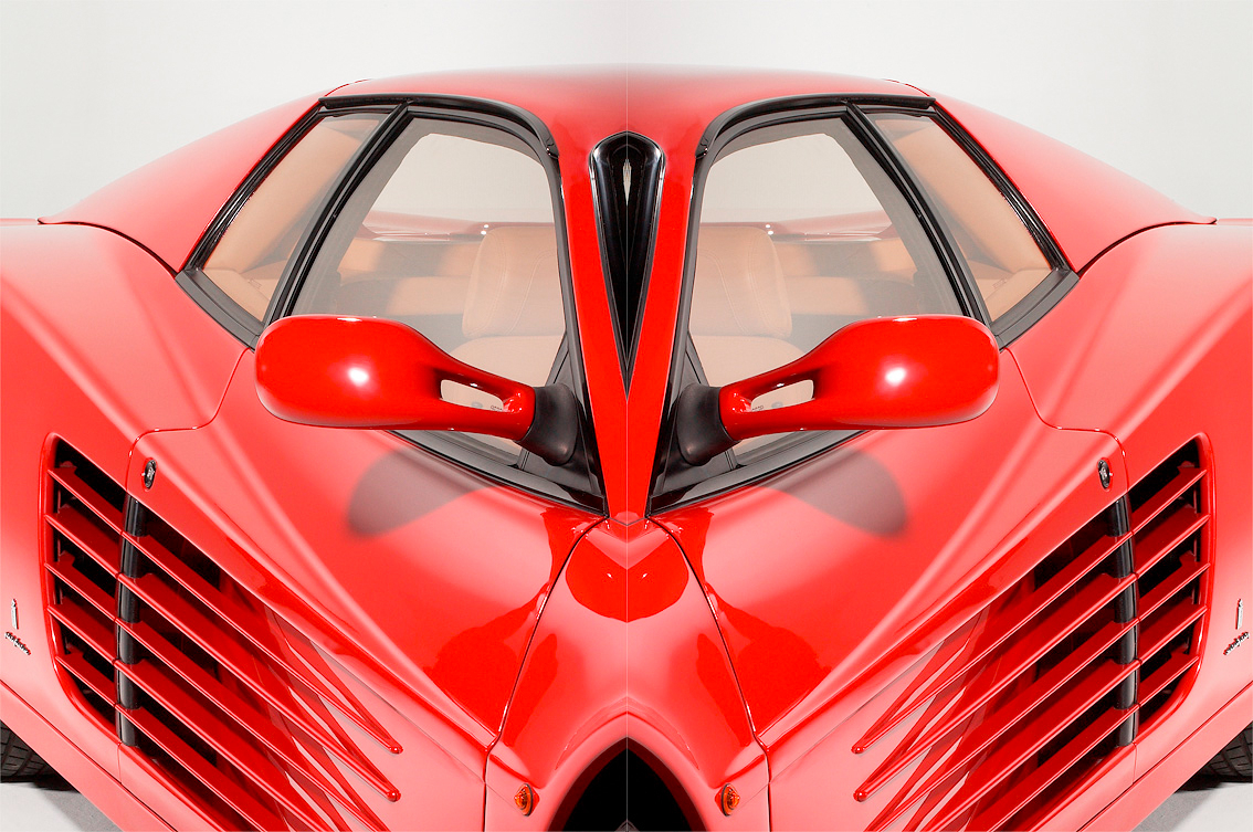 Ferrari Testarossa, Montage – Flugzeugcockpit