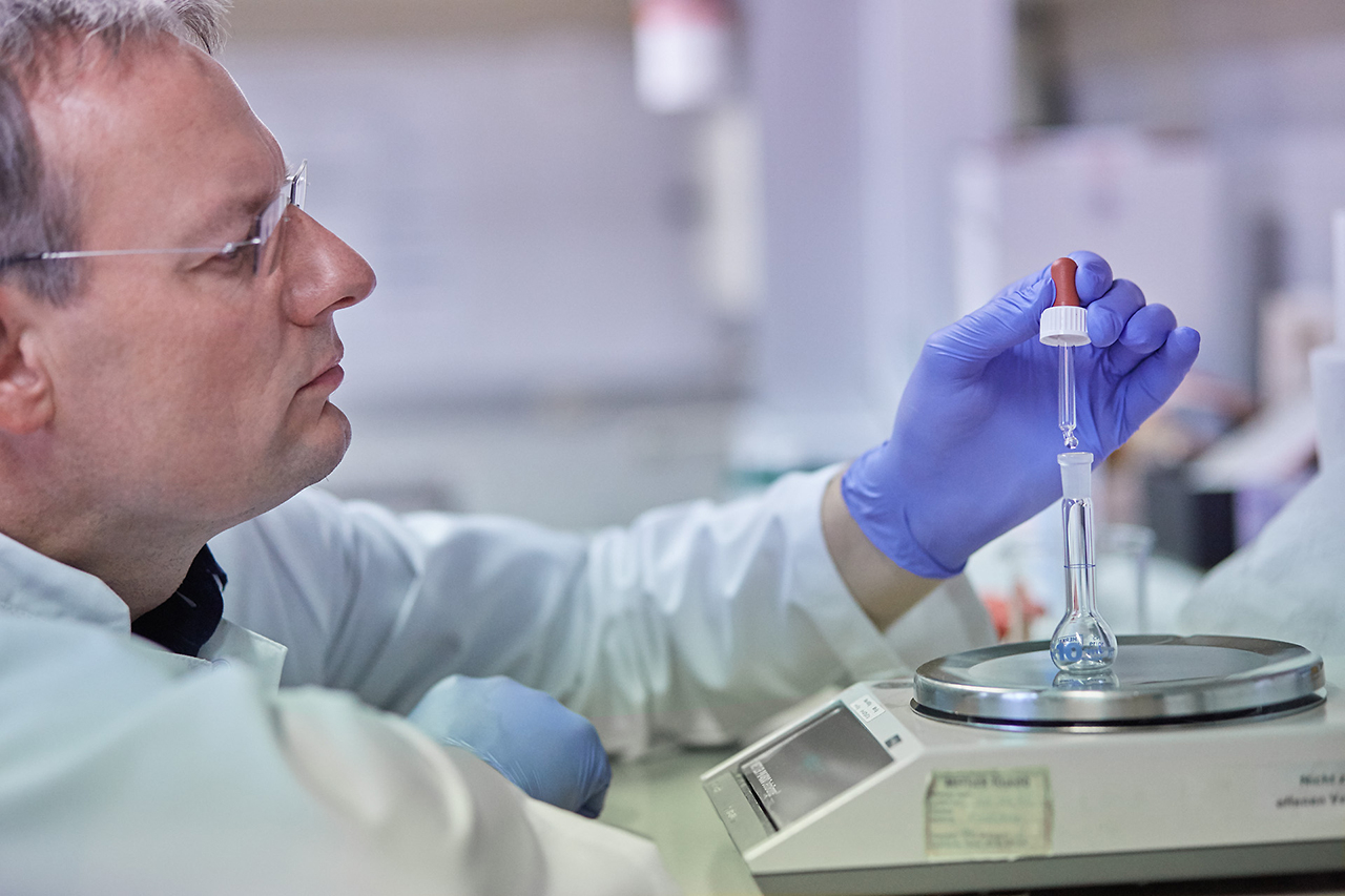 Anmischen einer Tinktur