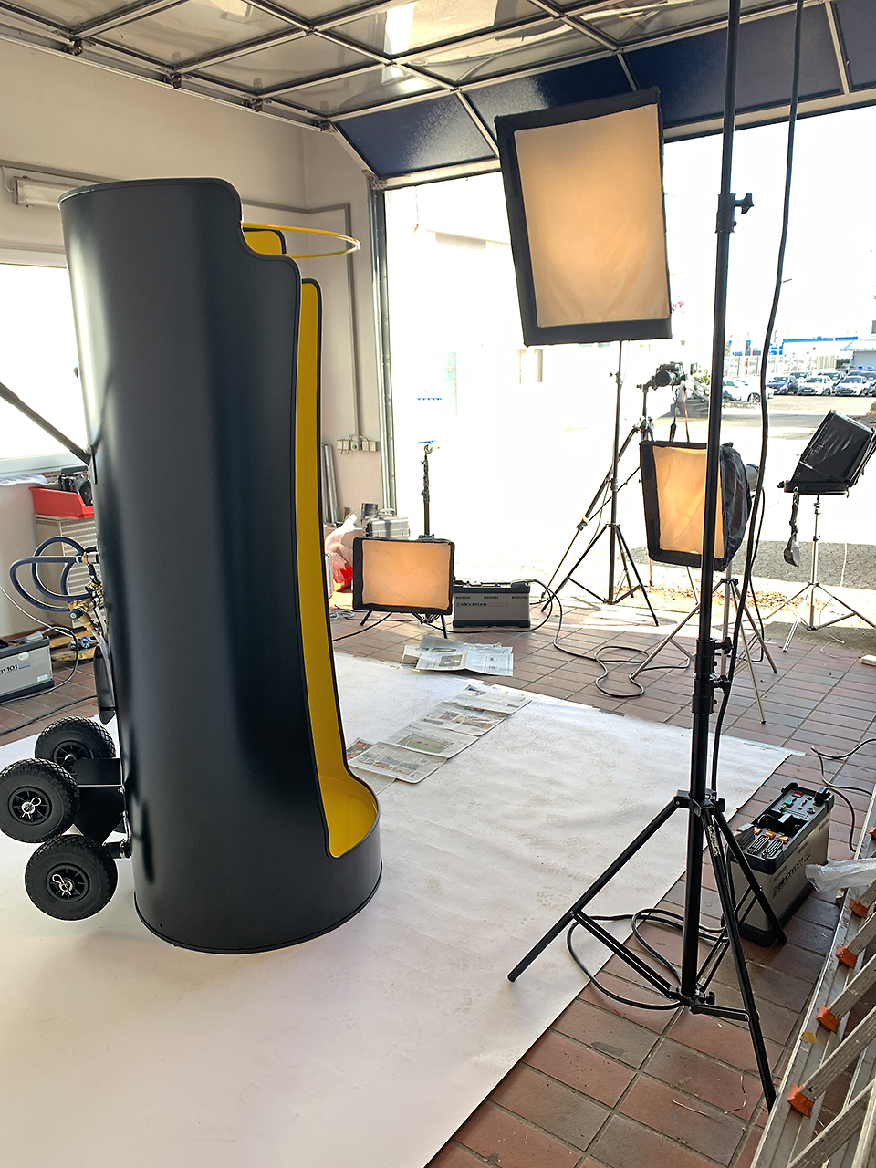 mobiles Studio – beengte Platzverhältnisse