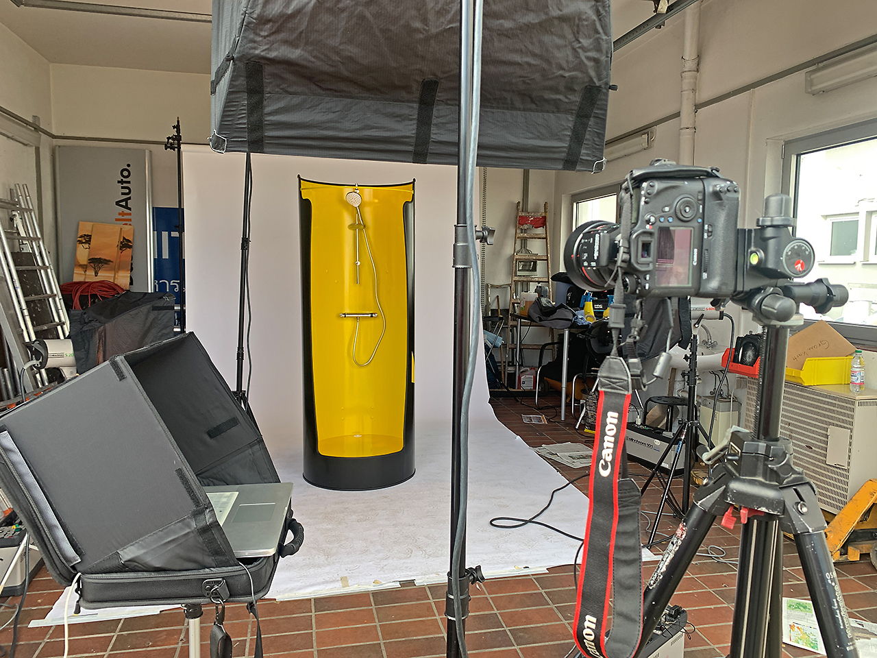 mobiles Studio – beengte Platzverhältnisse