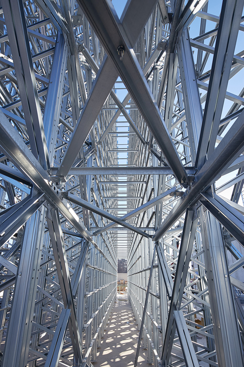 Konstruktion Hochregallager