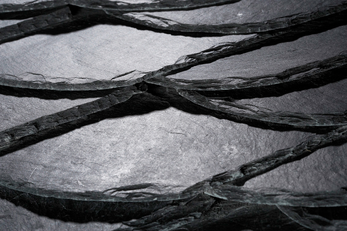 Schiefereindeckung – Detail