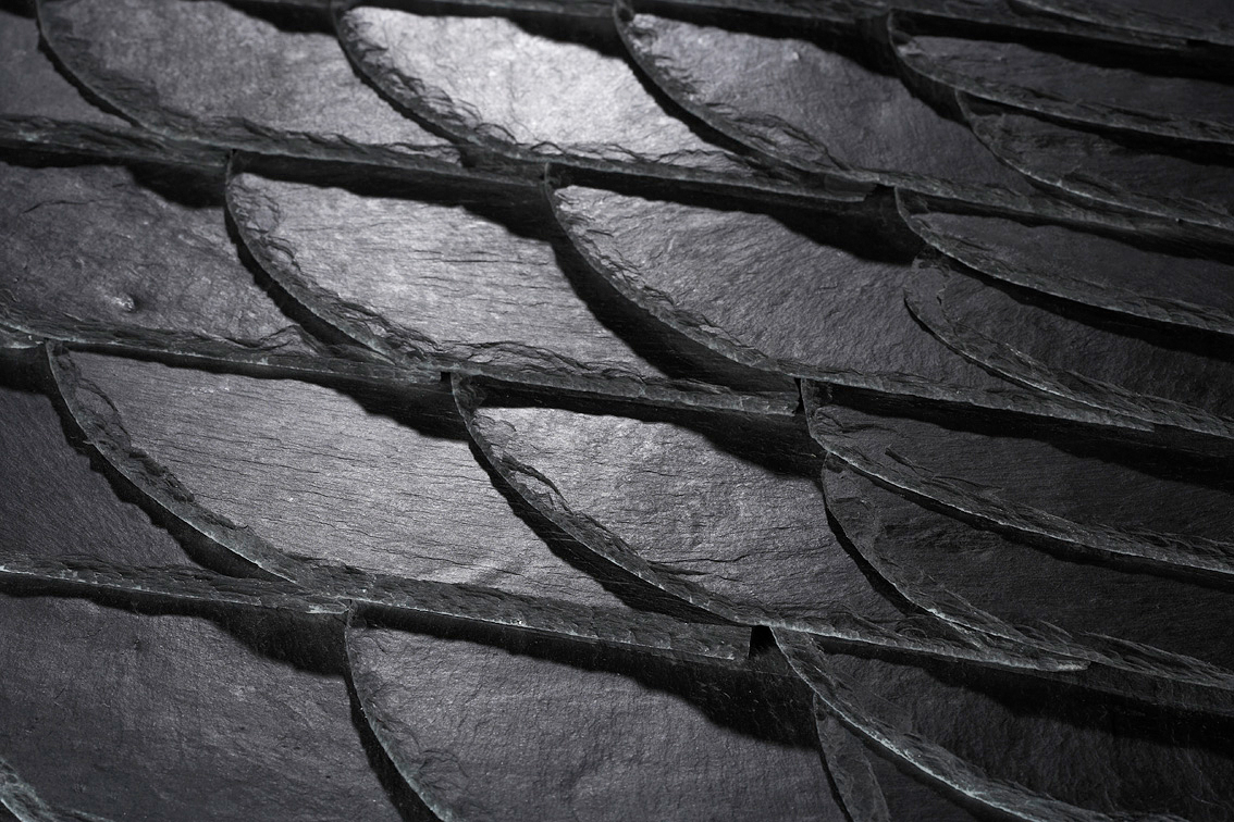 Schiefereindeckung – Variante