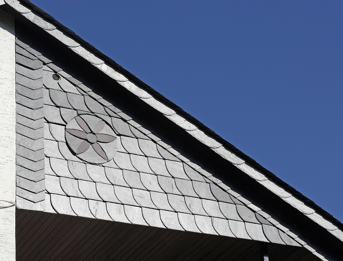 Schiefereindeckung – Variante