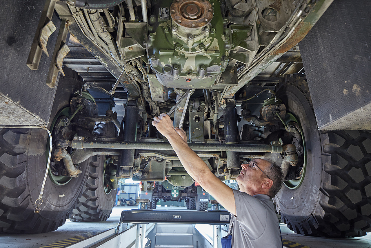 Aufbereitung am Fahrzeug