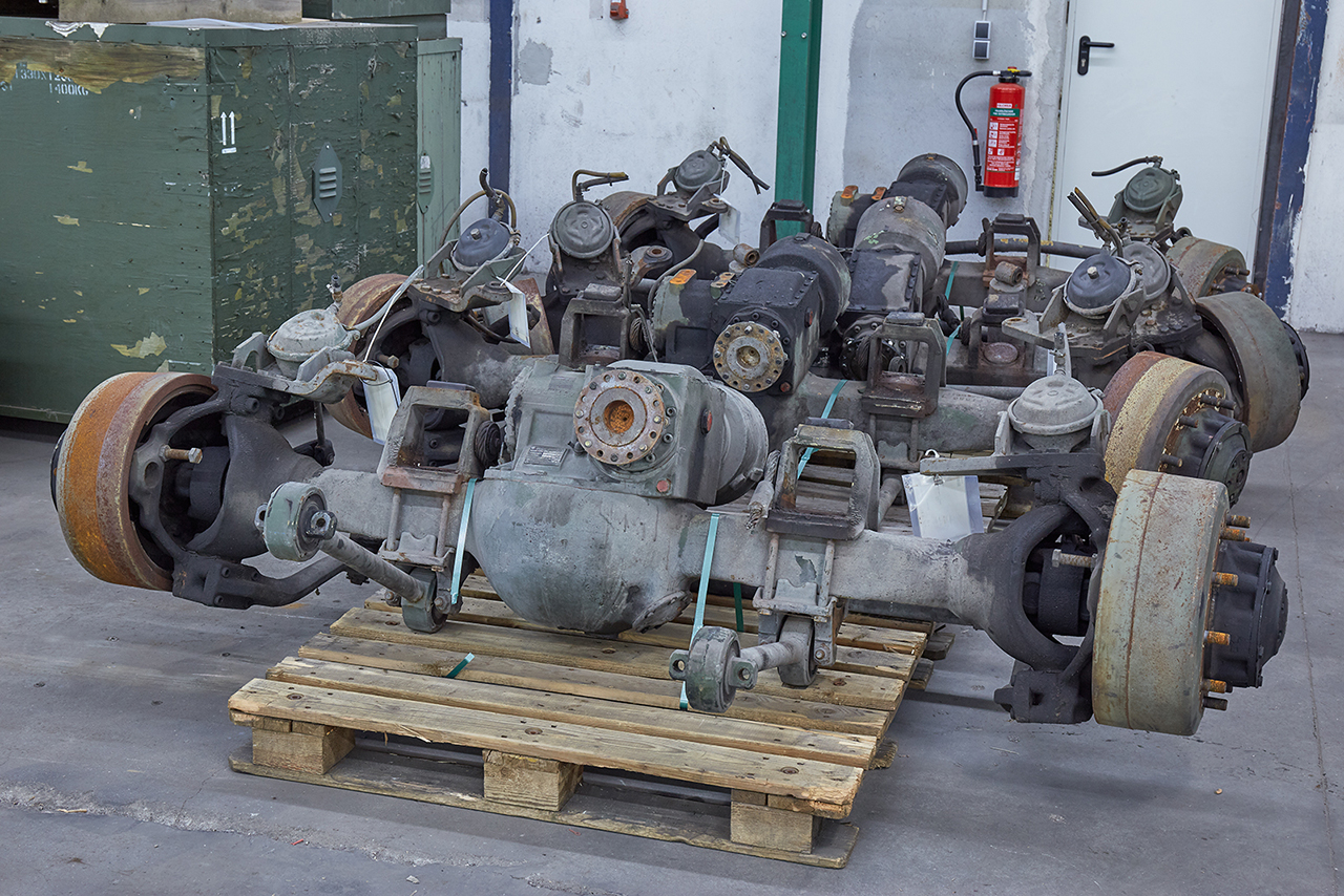 Achsaufbereitung vorher