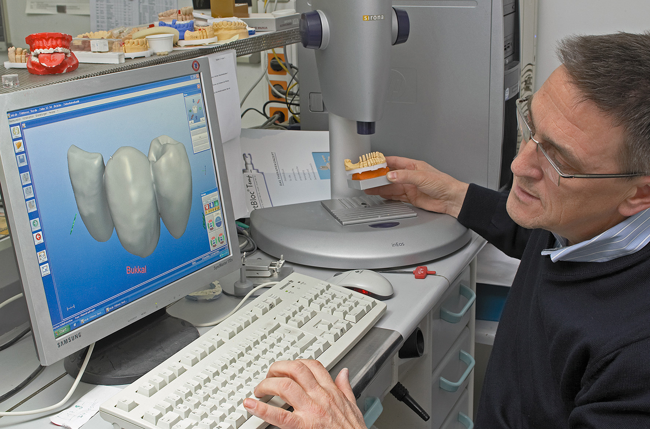 Zahnlabor 3D Vermessung Gebiss