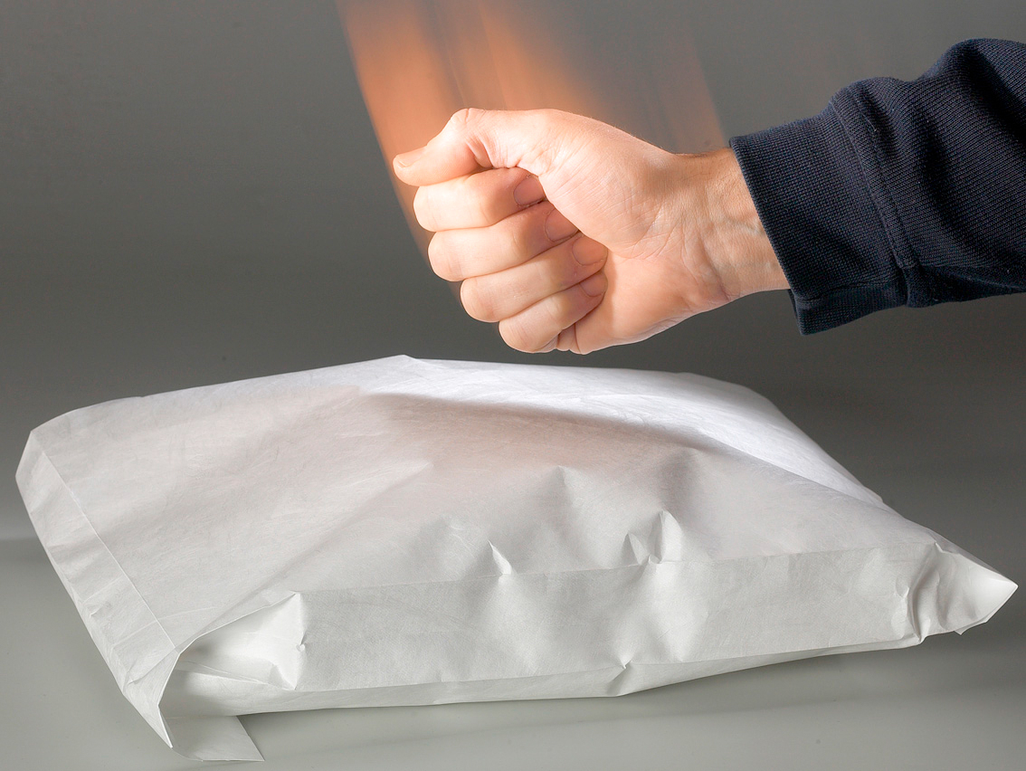 Anwendung, Stabilität von Couverts – reißfest, wasserabweisend